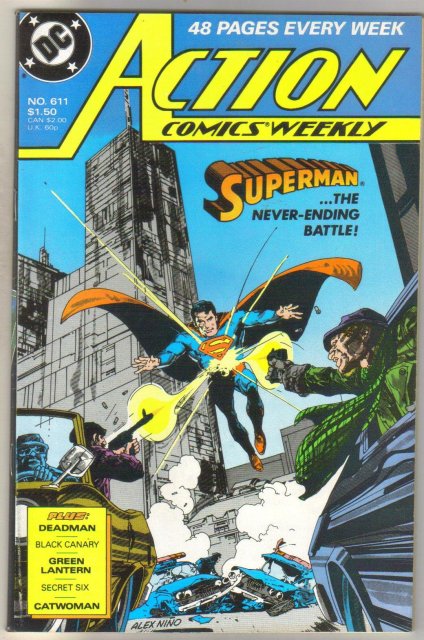 Action Comics #611 comic book mint 9.8