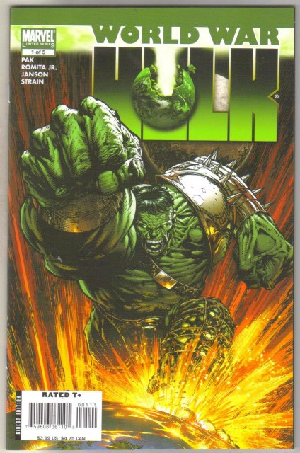 World War Hulk #1 comic book mint 9.8