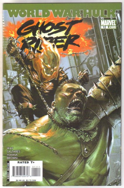 World War Hulk Ghost Rider #12 comic book mint 9.8