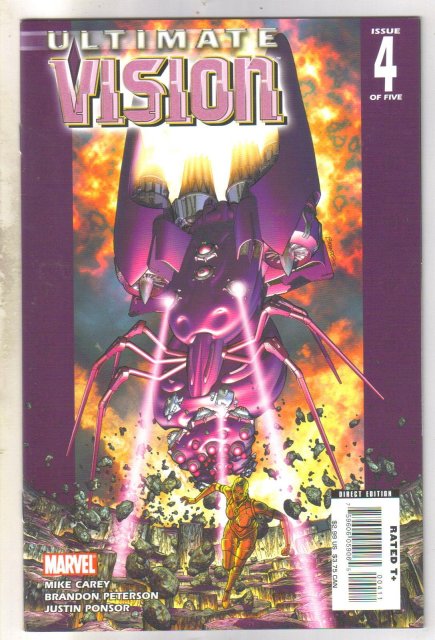 Ultimate Vision #4 comic book mint 9.8