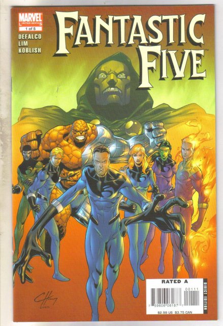 Fantastic Five #1 comic book mint 9.8