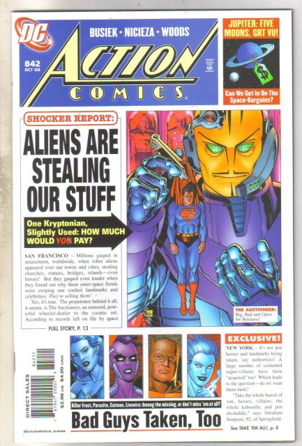 Action Comics #842 comic book mint 9.8