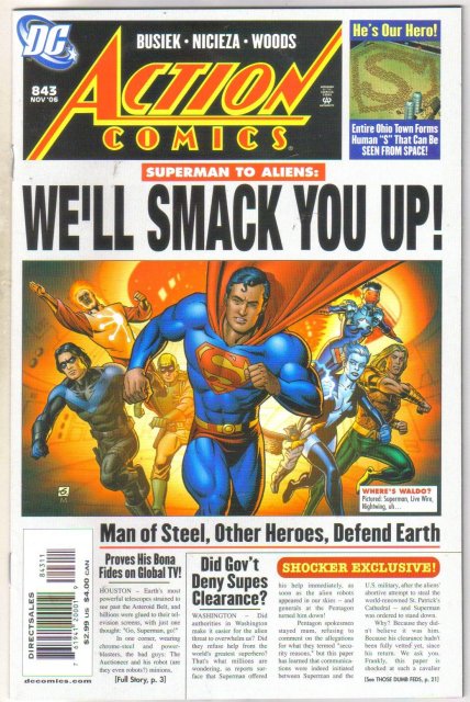 Action Comics #843 comic book mint 9.8