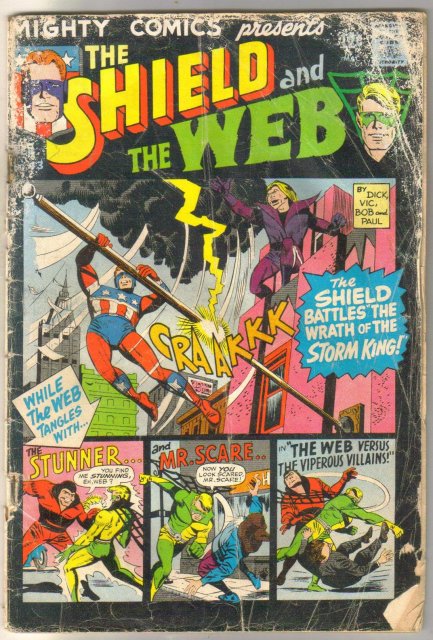 Mighty Comics Presents the Shield and the Web #43 poor but complete