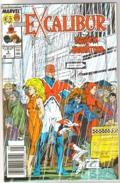 Excalibur #8 comic book near mint 9.4