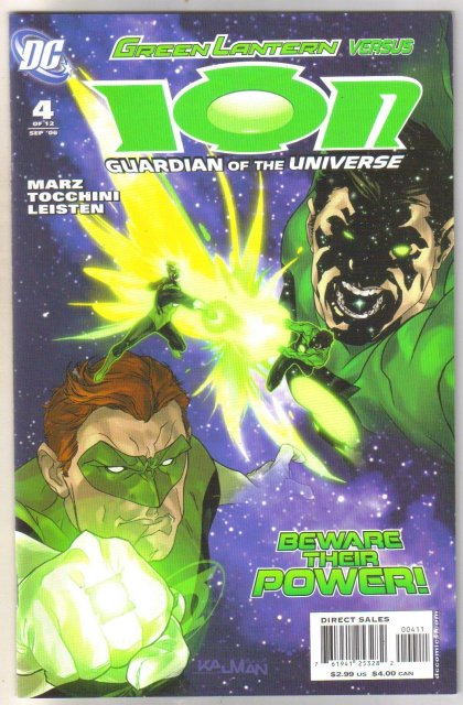 Ion #4 comic book mint 9.8