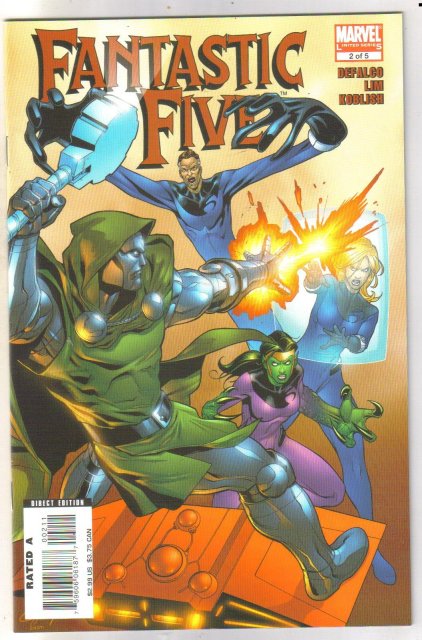 Fantastic Five #2 comic book mint 9.8