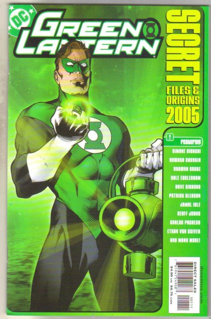 Green Lantern Secret Files and Origins 2005 comic book mint 9.8