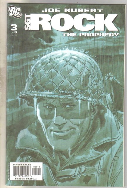 Sgt. Rock The Prophecy #3 comic book mint 9.8