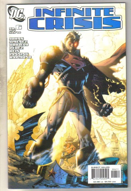 Infinite Crisis #6 alternate cover comic book mint 9.8