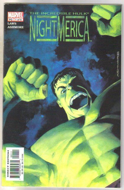 Incredible Hulk Nightmerica #1 comic book mint 9.8