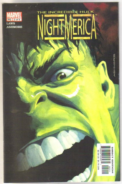 Incredible Hulk Nightmerica #2 comic book mint 9.8