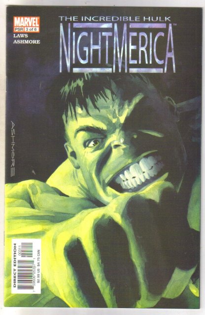 Incredible Hulk Nightmerica #3 comic book mint 9.8