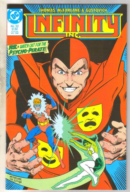 Infinity Inc. #32 comic book near mint 9.4
