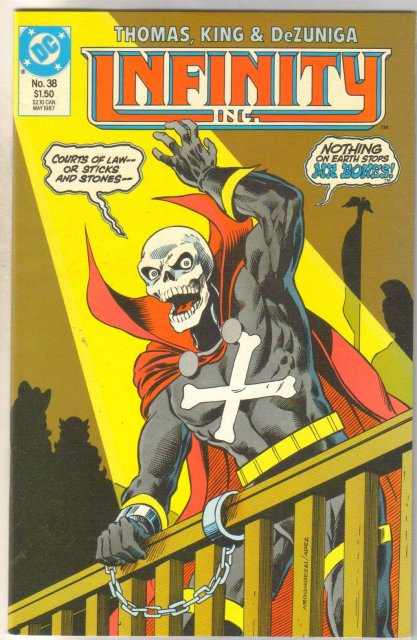 Infinity Inc. #38 comic book near mint 9.4