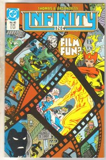 Infinity Inc. #40 comic book near mint 9.4