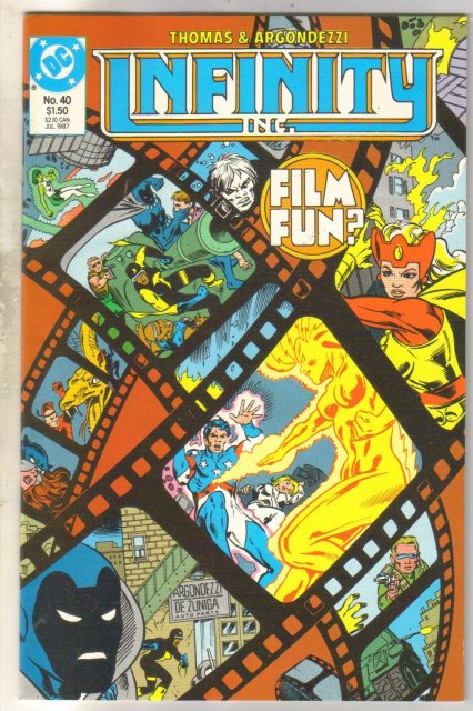 Infinity Inc. #40 comic book near mint 9.4