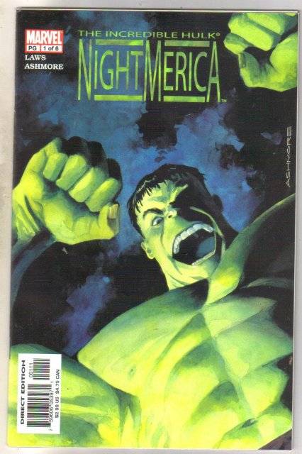 Incredible Hulk Nightmerica #1 comic book near mint 9.4