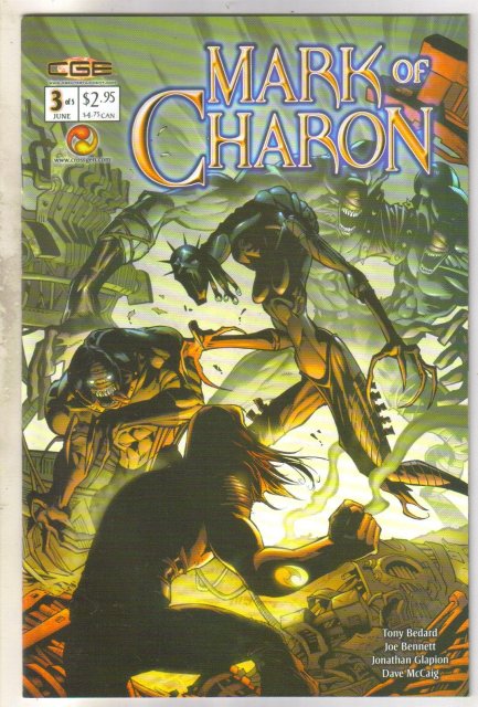 Mark of Charon #3 comic book near mint 9.4