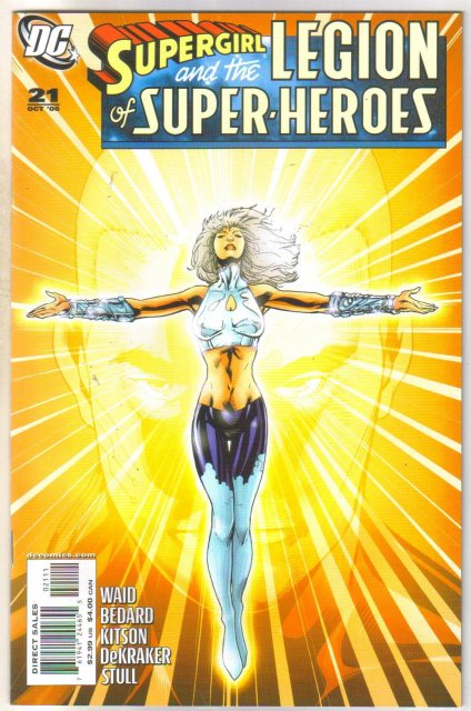 Supergirl and the Legion of Super-heroes #21 comic book near mint 9.4