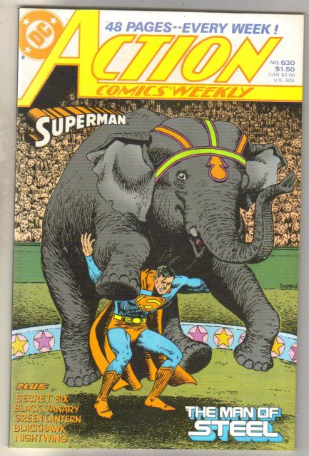 Action Comics #630 comic book mint 9.8