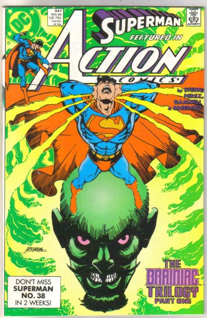 Action Comics #647 comic book mint 9.8