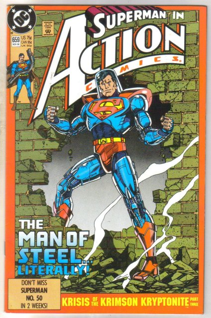 Action Comics #659 comic book near mint 9.4