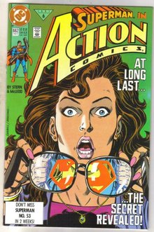 Action Comics #662 comic book near mint 9.4
