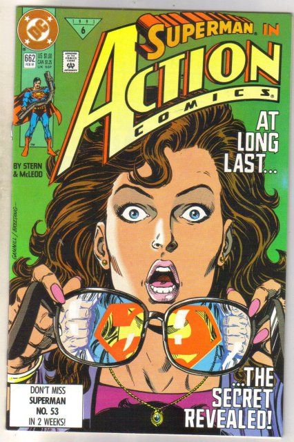 Action Comics #662 comic book near mint 9.4
