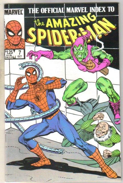The Official Marvel Index to the Amazing Spider-man #7 comic book mint 9.8