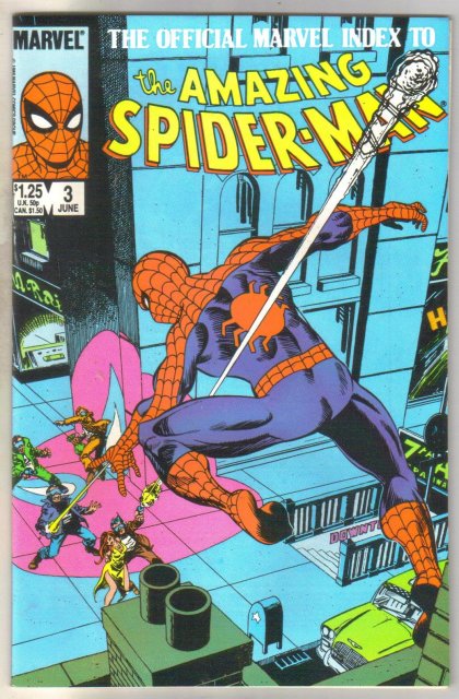 The Official Marvel Index to the Amazing Spider-man #3 comic book mint 9.8