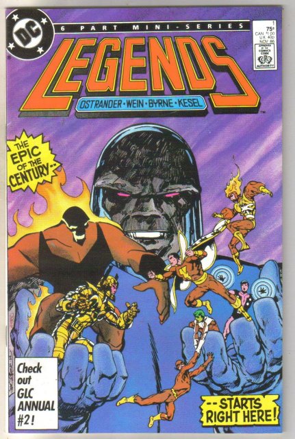 Legends #1 comic book mint 9.8