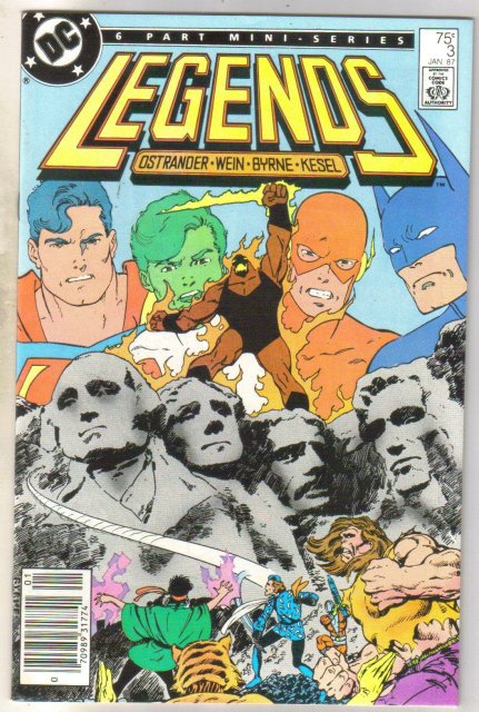 Legends #3 comic book near mint 9.4