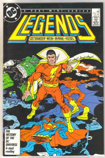 Legends #5 comic book near mint 9.4