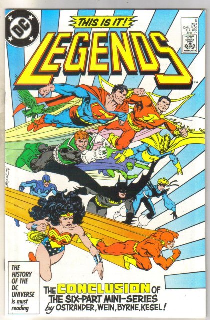Legends #6 comic book near mint 9.4