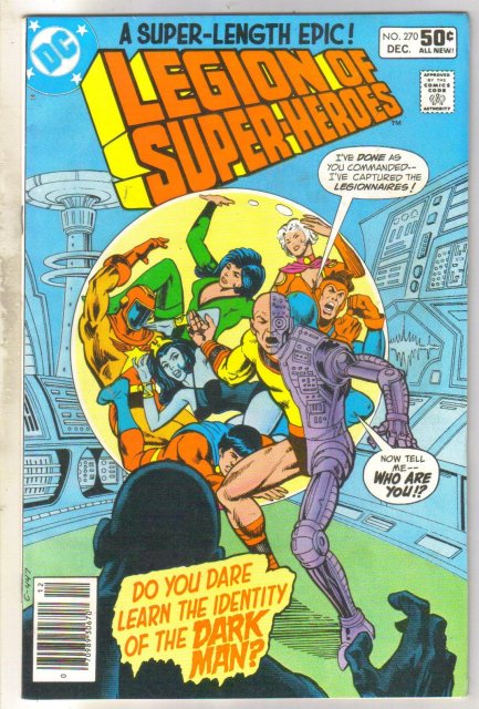 Legion of Super-heroes #270 comic book near mint 9.4
