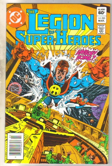 Legion of Super-heroes #285 comic book near mint 9.4