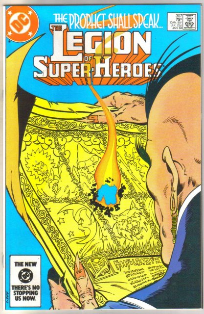 Legion of Super-heroes #307 comic book near mint 9.4