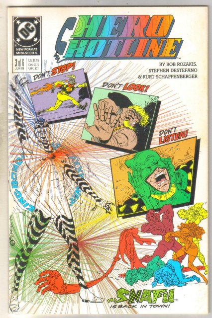 Hero Hotline #3 comic book near mint 9.4
