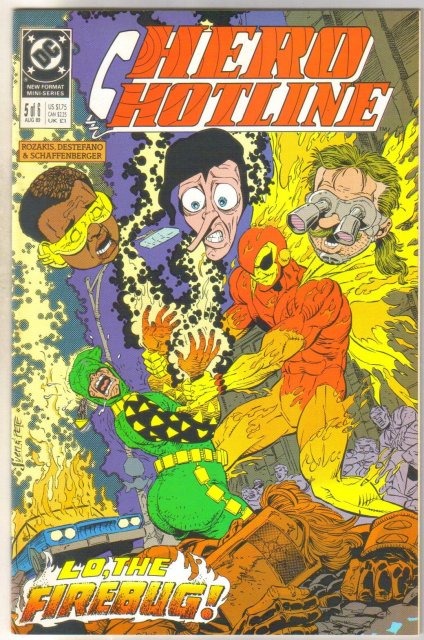 Hero Hotline #5 comic book near mint 9.4
