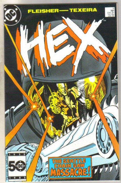 Hex #5 comic book near mint 9.4