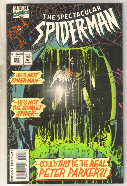 Spectacular Spider-man #222 comic book near mint 9.4