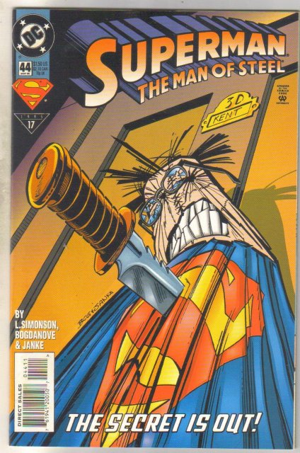 Superman The Man of Steel #44 comic book near mint 9.4