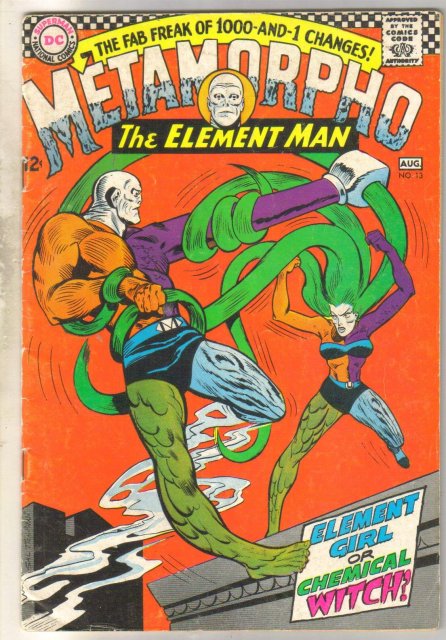 Metamorpho The Element Man #13 comic book very good 4.0