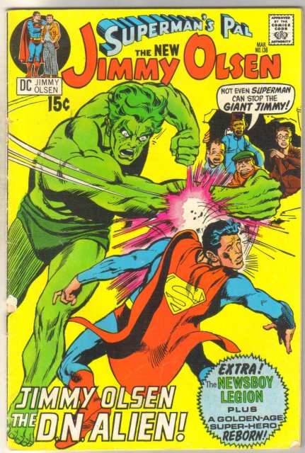 Superman's Pal Jimmy Olsen #136 comic book very good 4.0