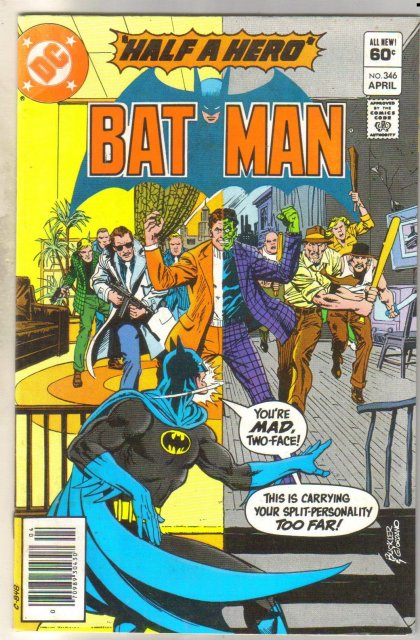 Batman #346 comic book very fine 8.0