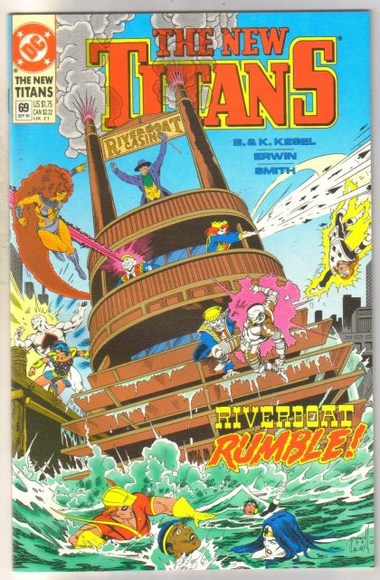 The New Titans #69 comic book mint 9.8