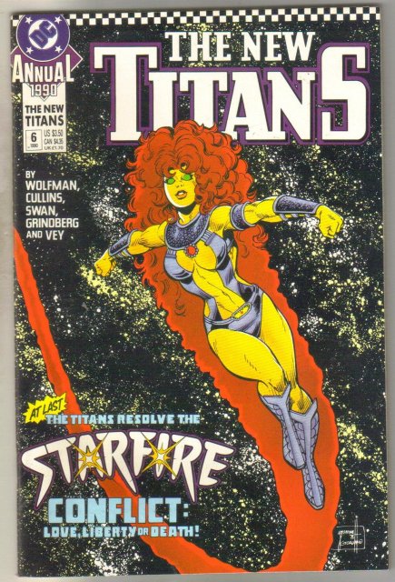 The New Titans Annual #6 comic book mint 9.8