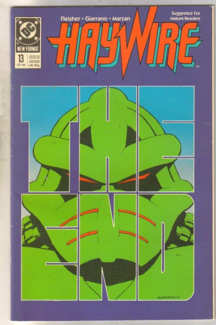 Haywire #13 comic book near mint 9.4