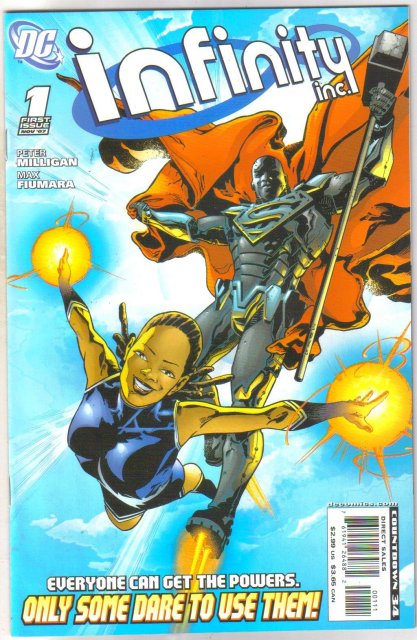 Infinity Inc. #1 comic book near mint 9.4